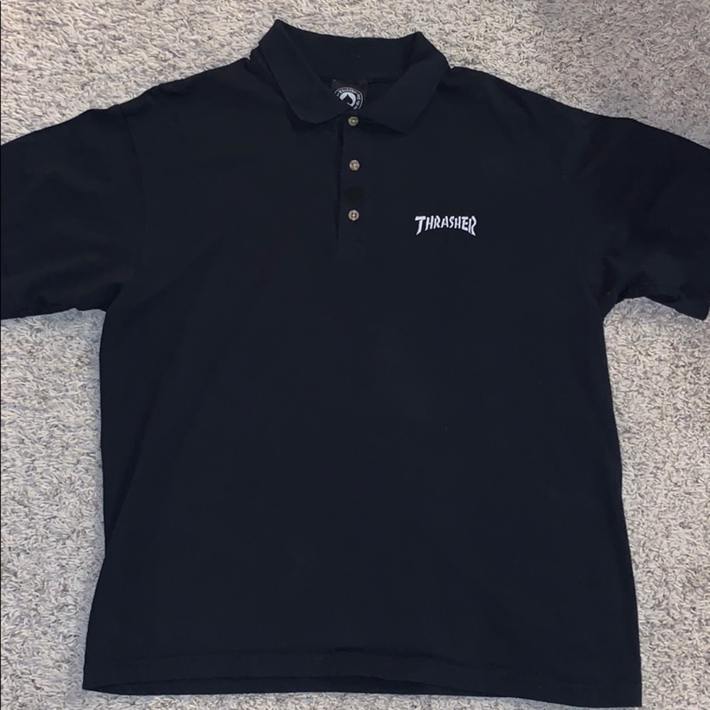 Thrasher Magazine embroidered polo